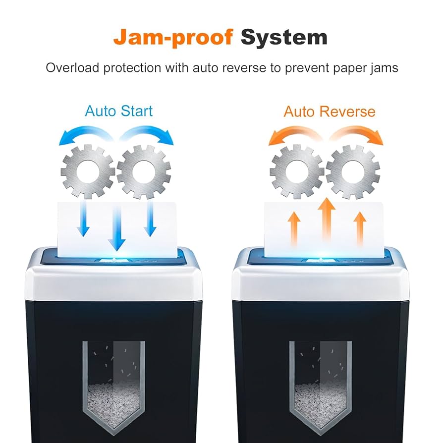 Amazon.com : Bonsaii 15-Sheet Office Paper Shredder, 40 Mins
